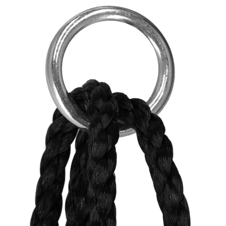 Leagan tip cuib Sersimo NS24, diametru 110cm, inaltime reglabila, pentru exterior, sarcina 150 kg, Albastru Negru [6]