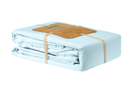 Lenjerii de pat - Lenjerie Brius de Vara Pike 2 Persoane, 100% Bumbac, 160x200, Calitate Premium, Mint