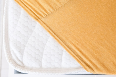 Lenjerie Brius de Vara Pike 2 Persoane, 100% Bumbac, 160x200, Calitate Premium, Mustar [2]