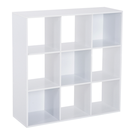 Living & hol -  Librarie Alba Moderna 9 Compartimente 91 x 29.5 x 91 cm