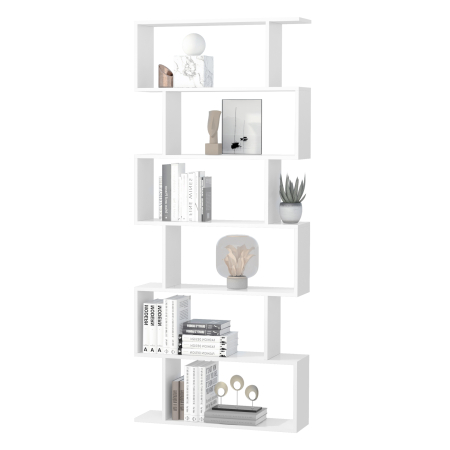 Rafturi si biblioteci -  Librarie de Design Modern Rafturi Alb, 80x23x192cm