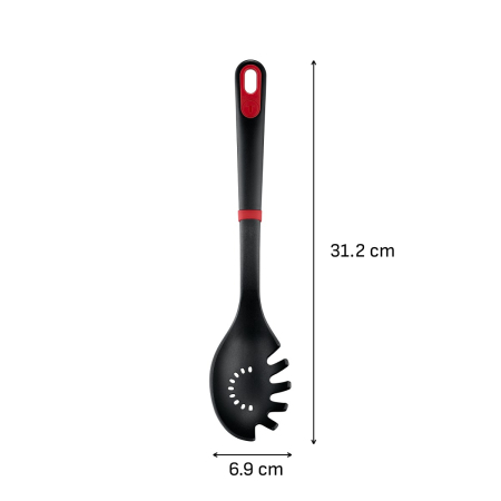 Lingura pentru paste Tefal Ingenio+ K1980234, plastic, rezistenta la temperaturi inalte, compatibilitate cu masina de spalat vase, negru & rosu [9]