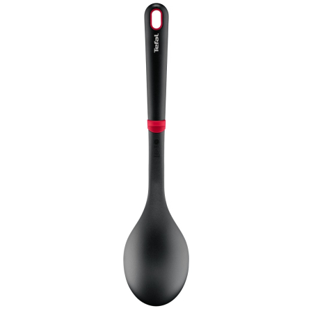 Lingura pentru servire Tefal Ingenio+ K1980334, rezistenta la temperaturi inalte, compatibilitate cu masina de spalat vase, plastic, negru & rosu [8]