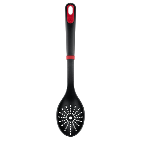 Lingura pentru strecurat Tefal Ingenio K1980634, rezistenta la temperaturi inalte, compatibilitate cu masina de spalat vase, plastic, negru & rosu [6]