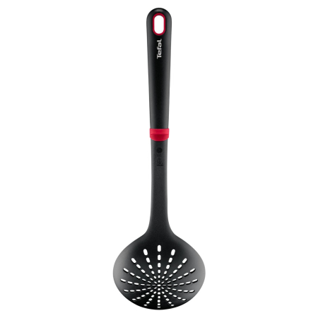 Lingura pentru strecurat Tefal Ingenio+ K1984334, rezistenta la temperaturi inalte, compatibilitate cu masina de spalat vase, plastic, negru & rosu [7]