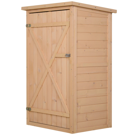 Gradina & balcon -  Magazie de Scule pentru Exterior din lemn de brad 75x56x115 cm