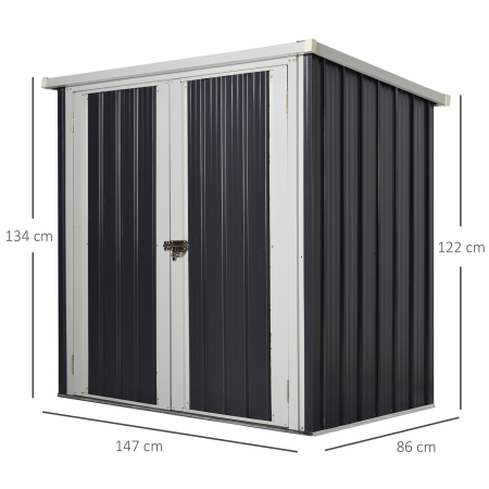  Magazie Otel 147×86×134 cm - Cu Usi Duble si Sistem Blocare [2]