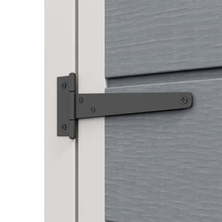  Magazie pentru Gradina 1.5 x 1 m, Magazie pentru Scule cu Usa care se Incuie, Fereastra si Ventilatie, Gri [8]