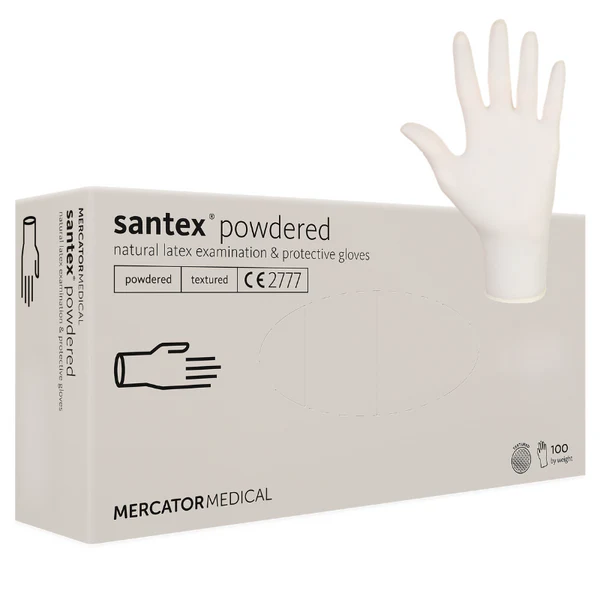 Manusi Santex din latex, 100 buc - S [1]