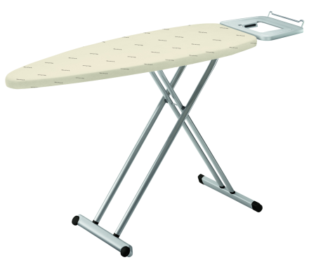 Bucatarie - Masa de calcat Pro Comfort IB5100E0, suprafata 130 x 47 cm, inaltime pana la 93 cm, husa bumbac si spuma, 7.6 KG, inox, alb / bej