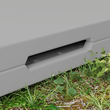  Masa de Camping Pliabila cu 2 inaltimi Reglabile, 86x86x74 cm, Alb [7]