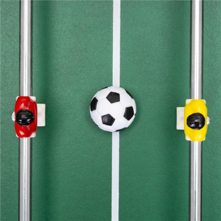 Masa fotbal copii 6 manere 18 jucatori structura mdf tabela, 69x35x62 cm, set complet, multicolor [5]