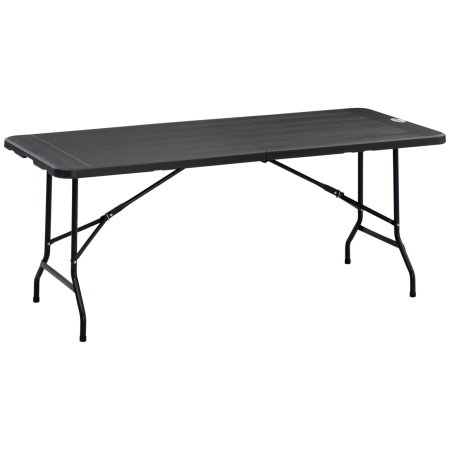Mese gradina -  Masa de Gradina Pliabila pentru 6 Persoane, 180x75,5x73 cm, Gri inchis