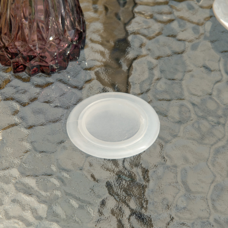  Masa de Gradina Rotunda cu Orificiu, 80cm, Neagra [6]