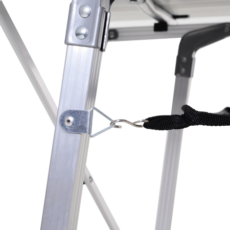  Masa de Picnic Pliabila din Aluminiu cu Custodie 120 x 70cm [7]