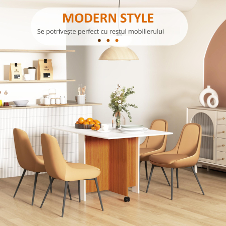  masa de pranz, pliabila cu roti, 120x80x73cm [5]