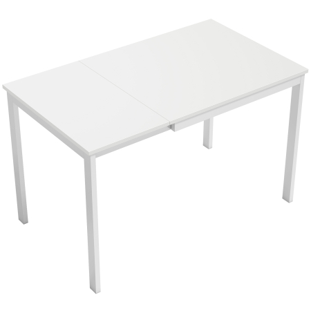 Bucatarie -  Masa de Sufragerie Extensibila 80-120 cm pentru 4-6 Persoane, Masa Economisitoare de Spatiu cu Extensie Glisanta, Natural