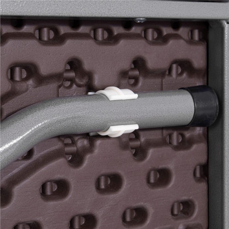 Masa dreptunghiulara pliabila multifunctionala, 1.8 m x 0.75 m x 0.75 m, imitatie ratan, maro [6]