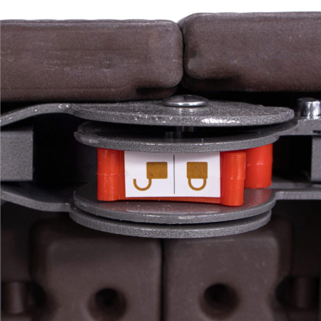 Masa dreptunghiulara pliabila multifunctionala, 1.8 m x 0.75 m x 0.75 m, imitatie ratan, maro [5]