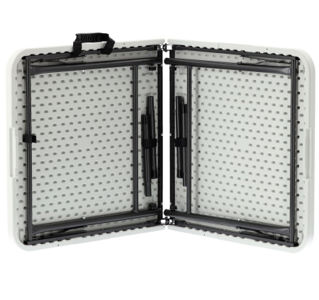 Masa dreptunghiulara pliabila multifunctionala, 120x75x60cm, alba [2]