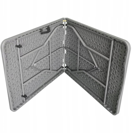 Masa dreptunghiulara pliabila multifunctionala, 180x70x74cm, gri [3]