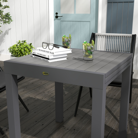 Masa Extensibila pentru Terasa , cu 4-6 Locuri, 81-162 cm [8]
