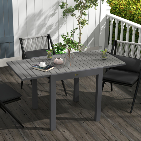 Masa Extensibila pentru Terasa , cu 4-6 Locuri, 81-162 cm [1]