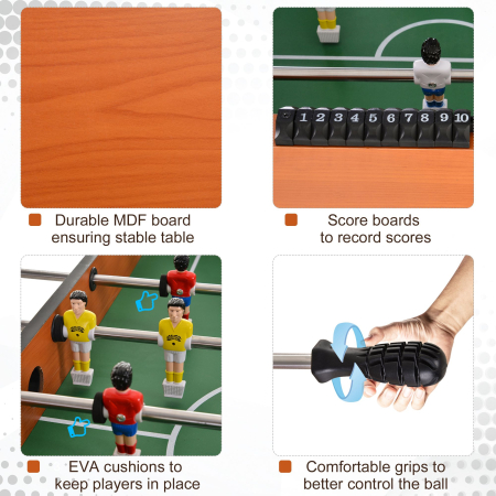 Masa Foosball Profesionala - MDF cu 22 Jucatori [5]