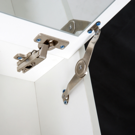  Masa Machiaj Alba - Cu Scaun, Oglinda Pliabila & Depozitare [7]