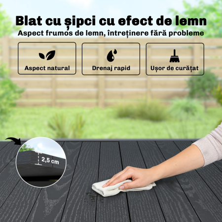  Masa Mare pentru Exterior, Gradini, Terase si Spatii Verzi [5]