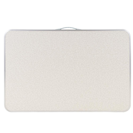 Masa pliabila pentru camping, cu maner transport, blat MDF si cadru aluminiu, 90x60x70 cm, gri [7]