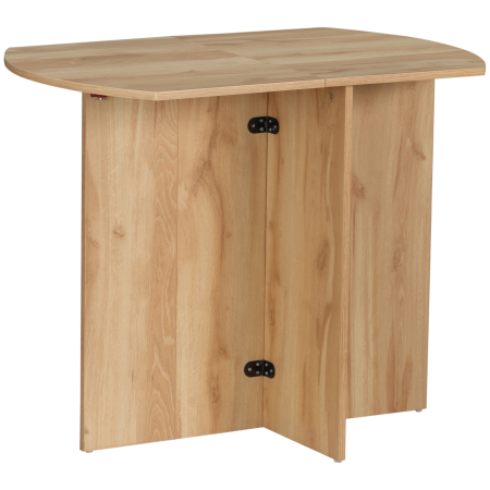 Mobila bucatarie -  Masa pliabila pentru economisirea spatiului, masa de bucatarie si sufragerie din lemn 90x60x74cm, stejar