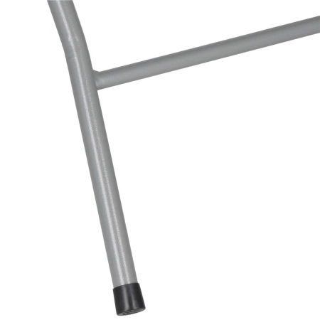 Masa pliabila rotunda pentru gradina sau catering 75x80 cm, HDPE si metal, alb [12]