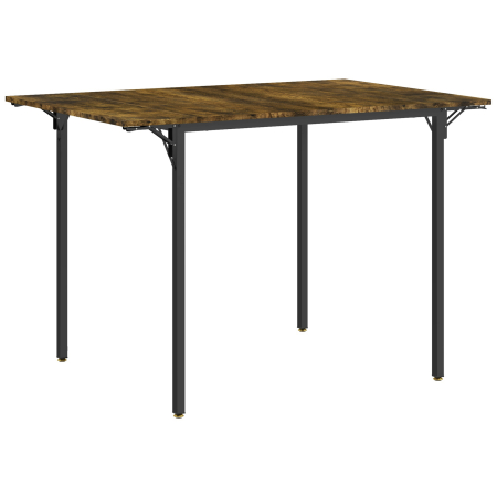 Mese bucatarie si living -  Masa Stil Industrial 120×79×79 cm - Pliabila cu Laturi Extensibile