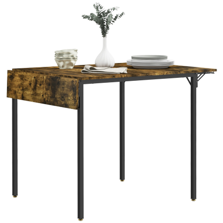  Masa Stil Industrial 120×79×79 cm - Pliabila cu Laturi Extensibile [8]
