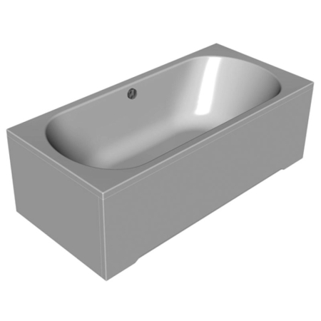 Cazi baie - Masca frontala, Kolpasan, pentru cada Betty 200 x 90 cm, alb