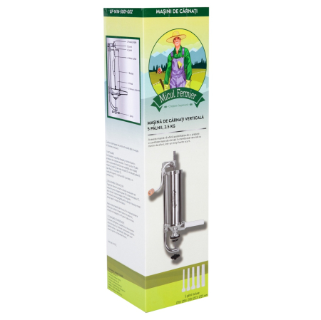 Masina de carnati 2.5kg VERTICAL 5 palnii [4]