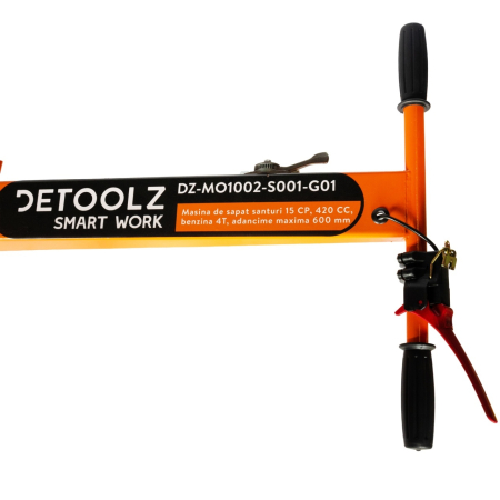 Masina de sapat santuri, Detoolz, 15 CP, 420 CC, benzina 4T, adancime maxima de 600 mm [2]