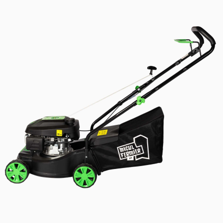 Masina De Tuns Gazon 2.5CP Cu Latime De Taiere 41Cm Si Sac Colector 45L Micul Fermier MF-TG1004-G01 [6]
