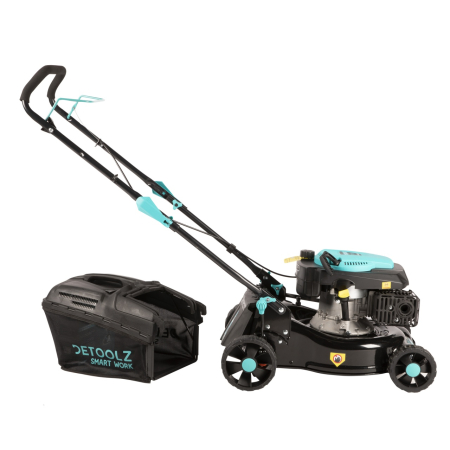 Masina de tuns gazon Detoolz, 3.5CP, 146CC, latime de taiere 43cm, colector 40L [2]