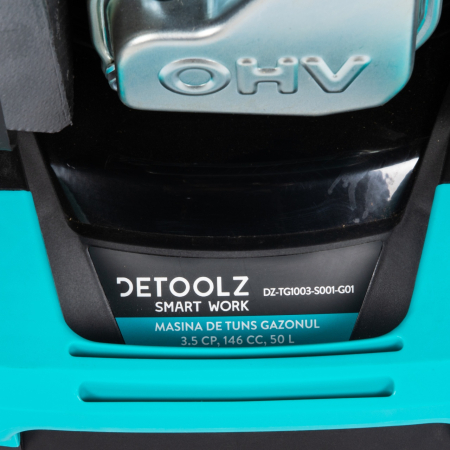 Masina de tuns gazon, Detoolz, 3.5CP, 146cc, latime de taiere 46cm, colector 50L [4]