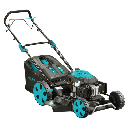 Unelte motorizate - Masina de tuns gazon Detoolz, 5CP, 196CC, latime de taiere 53cm, colector 70L, propulsie automata