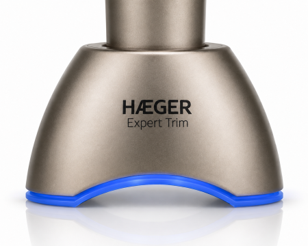 Masina de tuns HAEGER EXPERT TRIM , Uz profesional, Autonomie pana la 8 ore, Lame ceramice cu titan, Functionare cu sau fara fir, Incarcare rotativa 360 grade, Auriu [1]