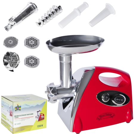 Masini de tocat - Masina Electrica Tocat Carne ROSIE 1400W MGR Micul Fermier GF-0417-S001-G02