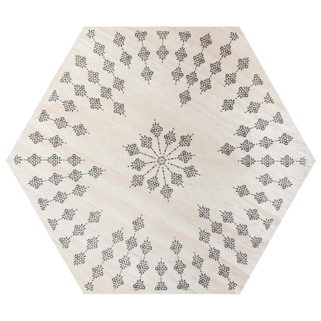 Masuta cafea octogonala Atmosphera Kumi, 44x38x40 cm, negru [2]