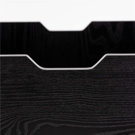 Masuta de cafea cu blat rabatabil si spatiu de depozitare, cadru metalic si PAL, 100x50x43 cm, negru [14]