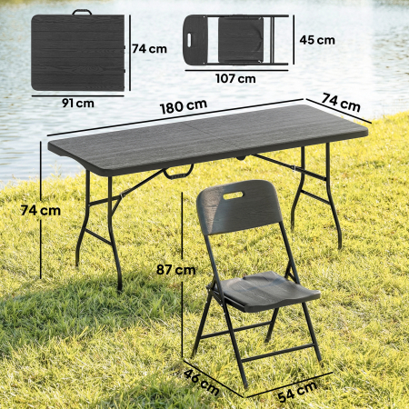  masute pentru plaja usoare mobilier de camping bucatarie plastic pop pliabil pentru banchete [2]