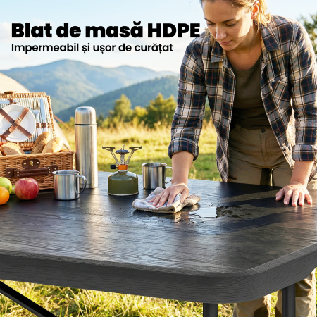  masute pentru plaja usoare mobilier de camping bucatarie plastic pop pliabil pentru banchete [4]