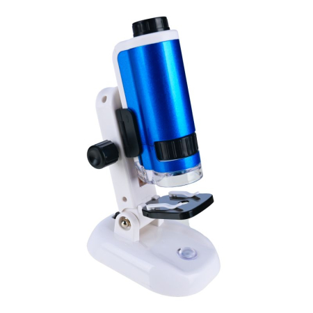 Dormitor & birou - Microscop educational cu accesorii, marire 100x-250x, iluminare LED, suport smartphone, set pentru experimente