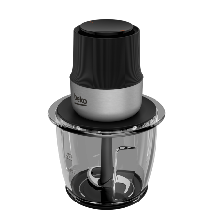 Mini Tocator BEKO CHG81442BX, 1l, 400W, 2 treapte viteza, Argintiu-Negru [1]